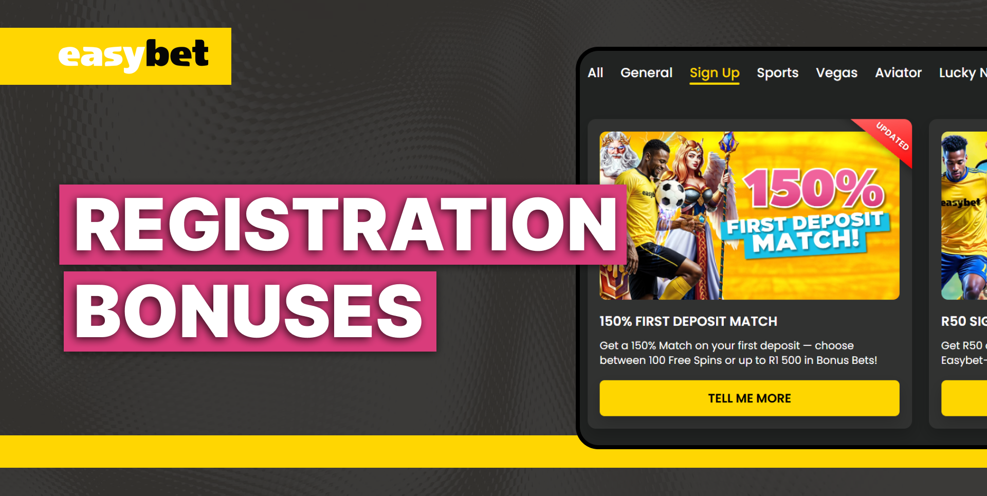 Special sign up offers with maximum benefits.