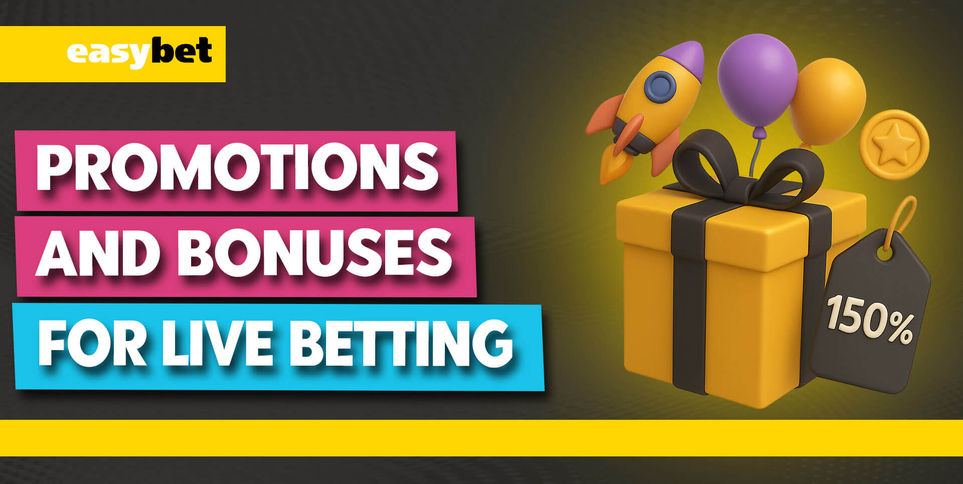 Live betting bonuses and promotions at Easybet