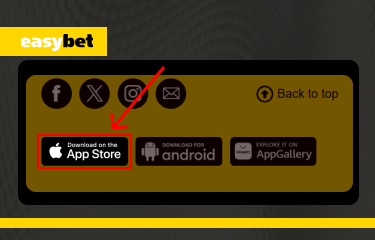 Find the “Download for iOS” button