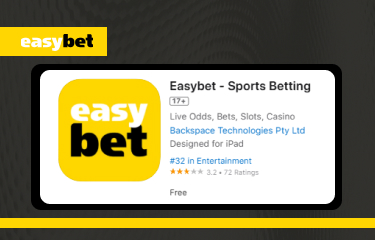 Go to the easybet download page.