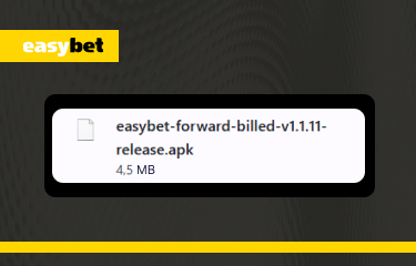 Install the application easybet