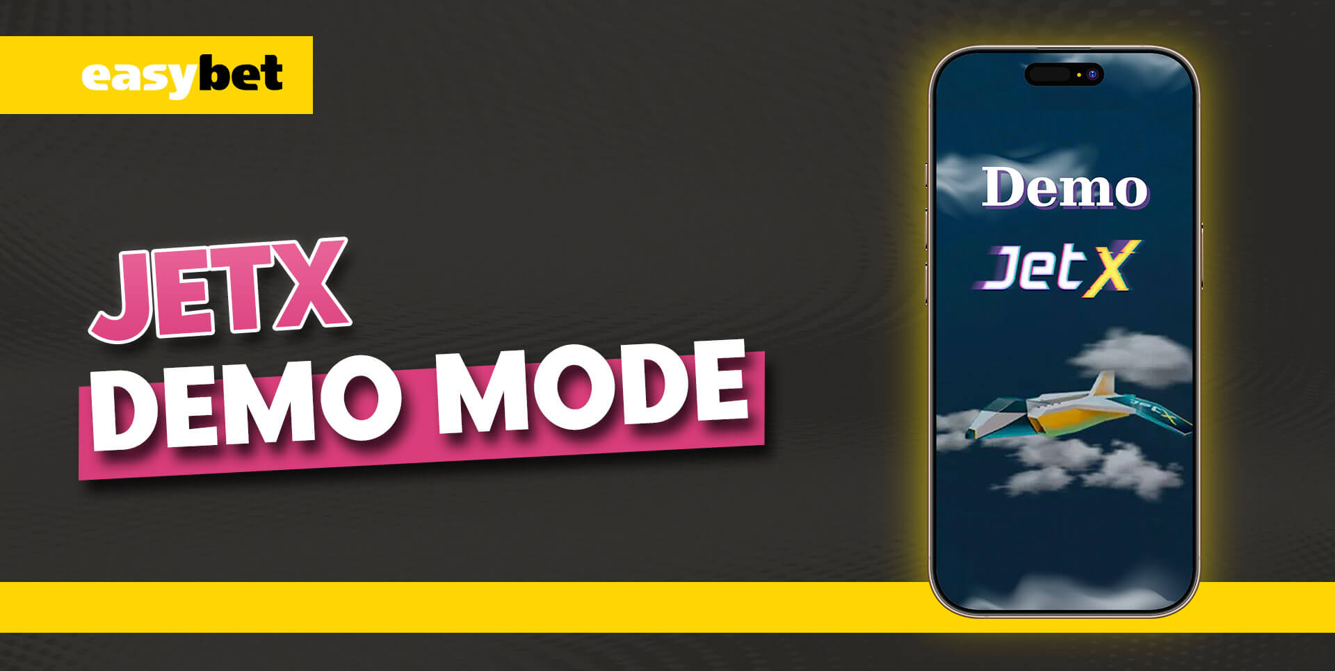 Easybet JetX Demo Mode screenshot