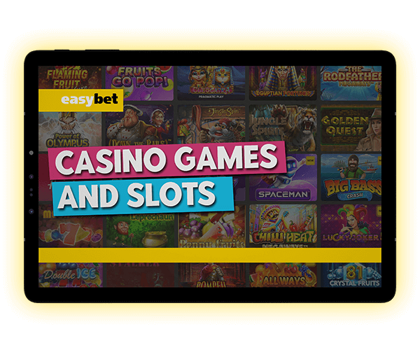 EasyBet online casino games and slots.