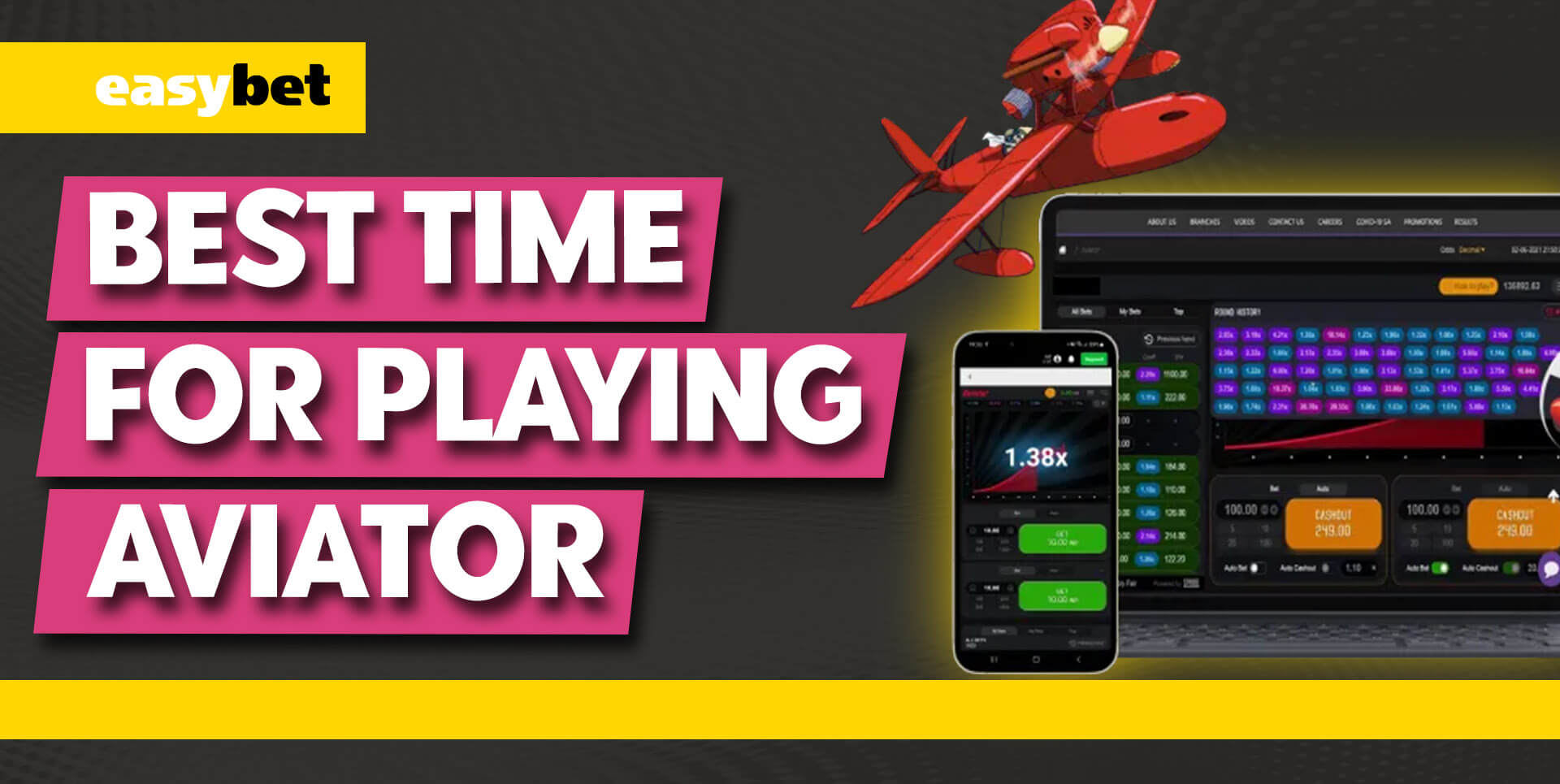 Best time to play Easybet Aviator - real cash opportunities