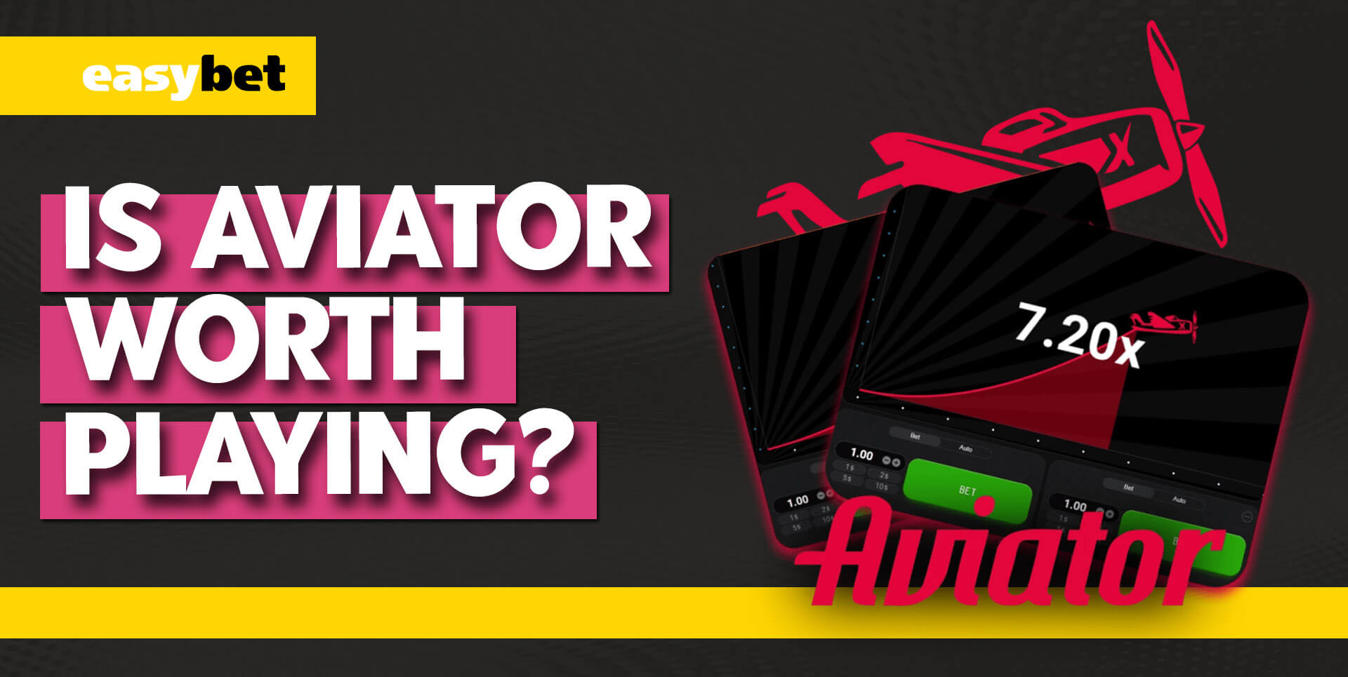 Why play Easybet Aviator? High odds & simple rules